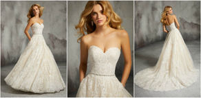 New samples for the curvy bride!