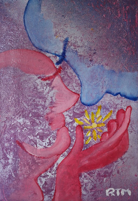 Oil painting of Love