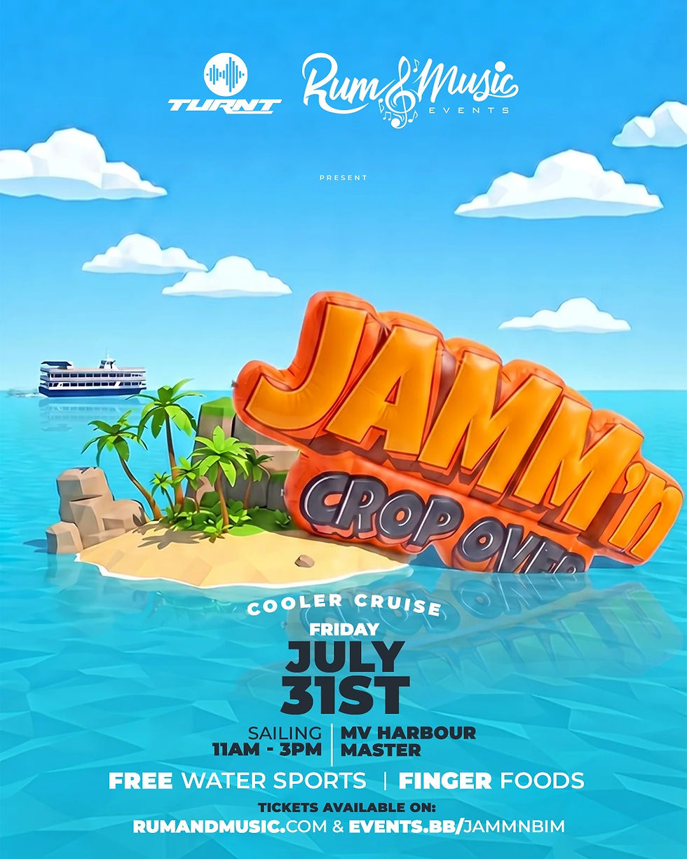 JAMM'N Crop Over Cooler Cruise 26 | Rum and Music & Turnt Barbados