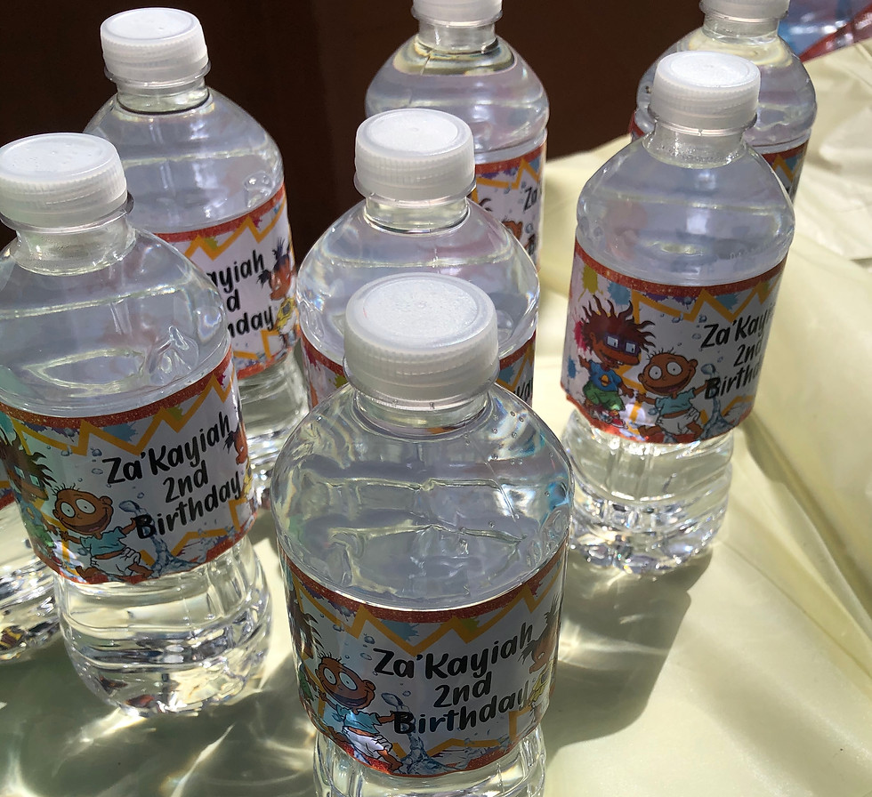 Thumbnail: Custom water bottle labels