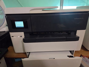 소모품 시스템 문제로 점검한 HP OfficeJet Pro 7740