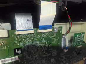 HP7740 스캔·복사 불가 증상과 케이블 접촉 이상 점검