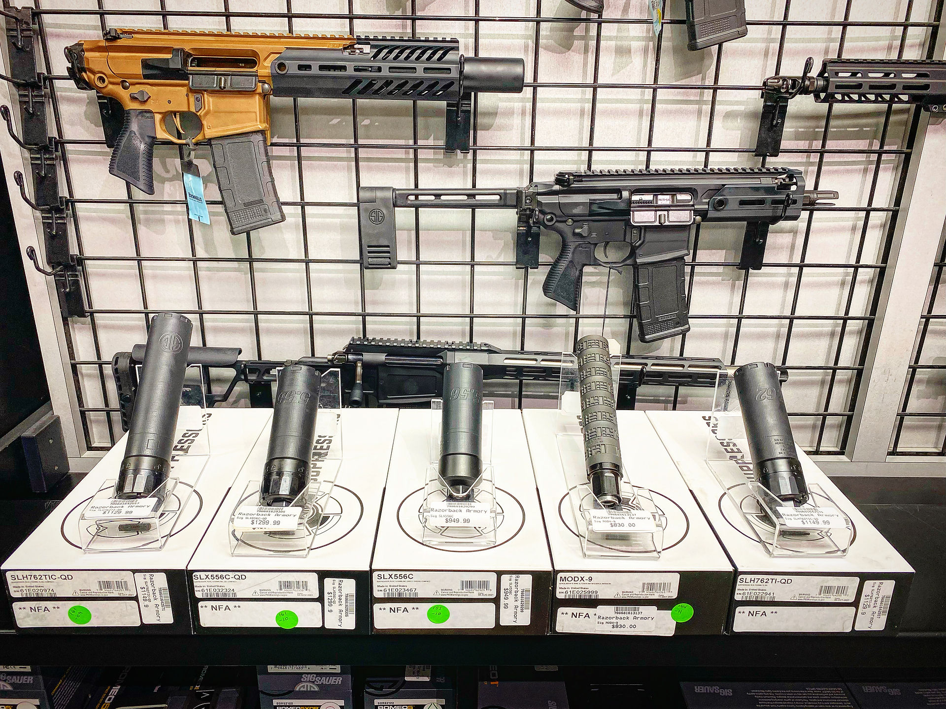 Largest and Quickest Suppressor Provider in the Midwest! Razorback Armory