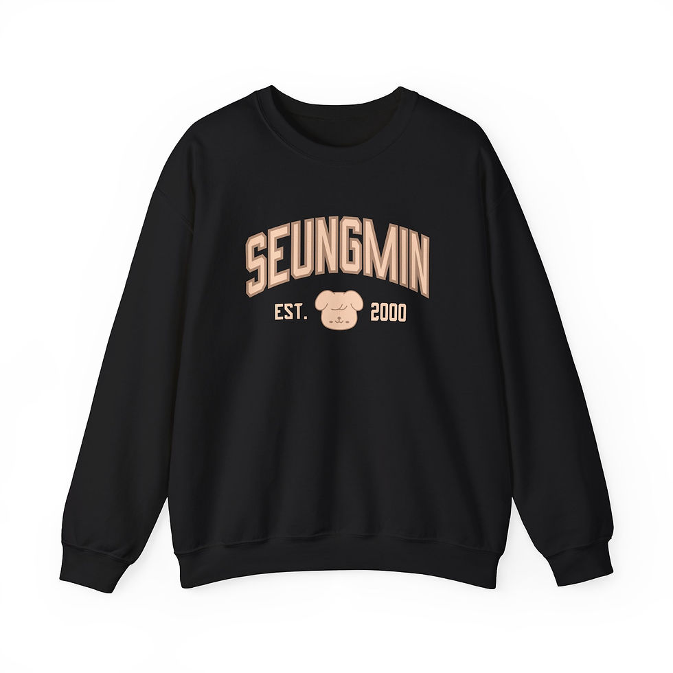 Thumbnail: Unofficial Stray Kids Seungmin Varsity Sweatshirt