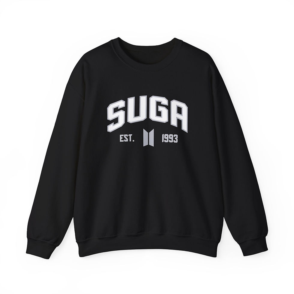 Thumbnail: Unofficial BTS Suga Varsity Sweatshirt