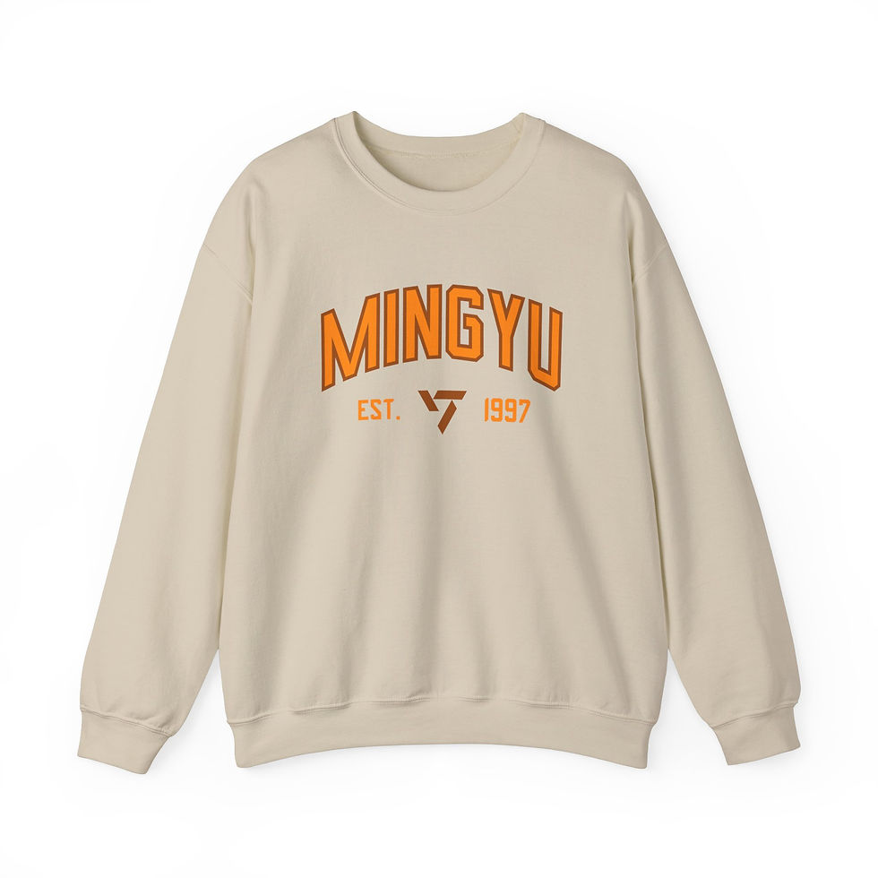 Thumbnail: Unofficial Seventeen Mingyu Varsity Sweatshirt 
