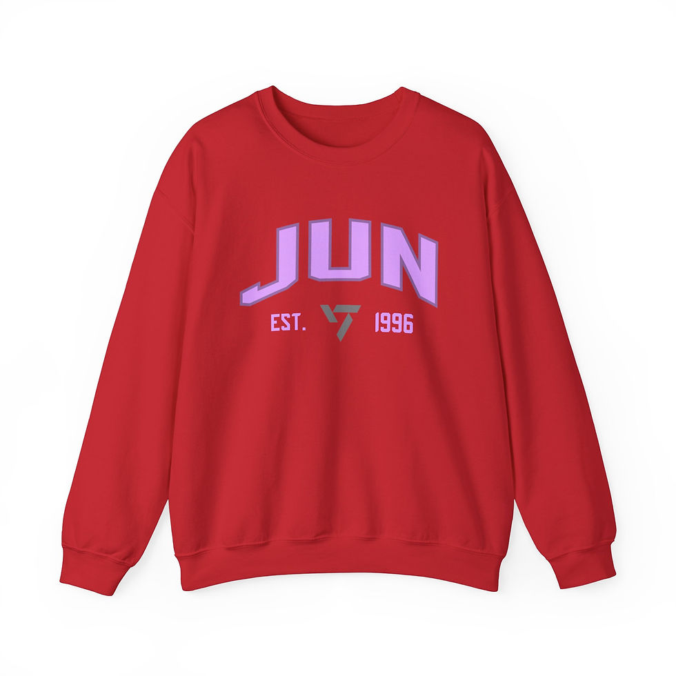 Thumbnail: Unofficial Seventeen Jun Varsity Sweatshirt
