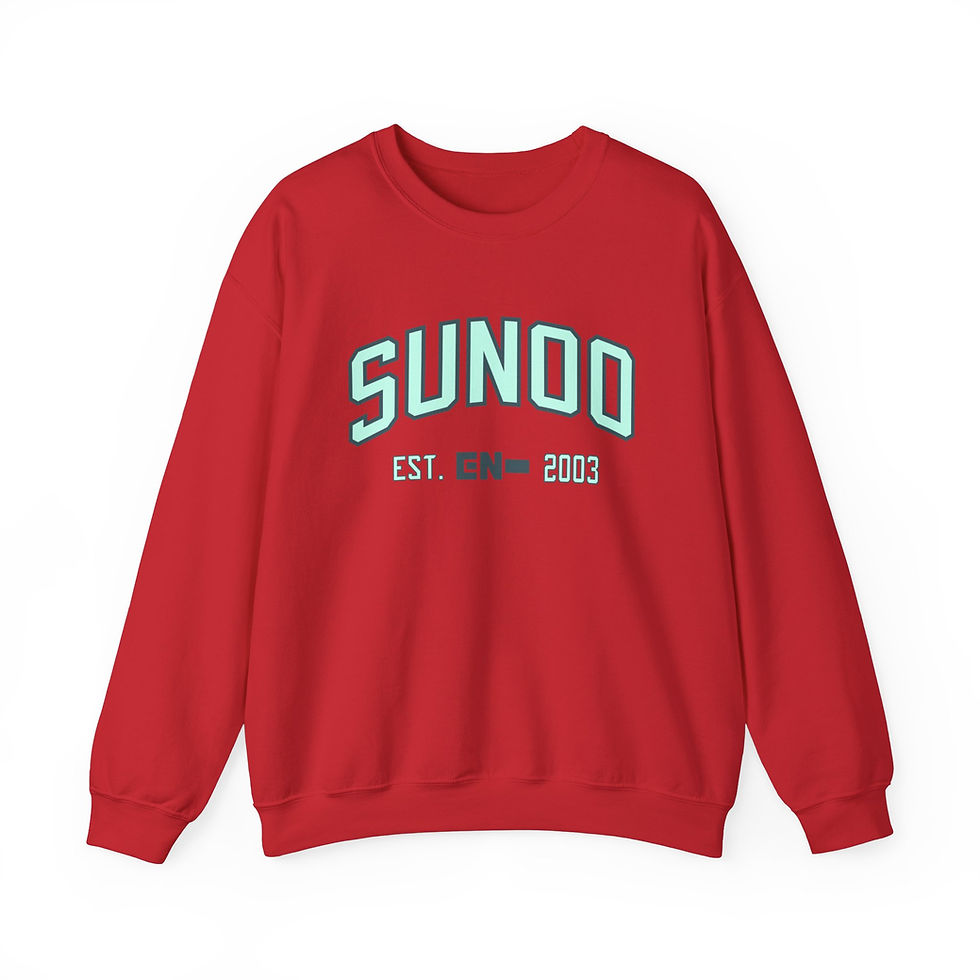 Thumbnail: Unofficial Enhypen Sunoo Varsity Sweatshirt