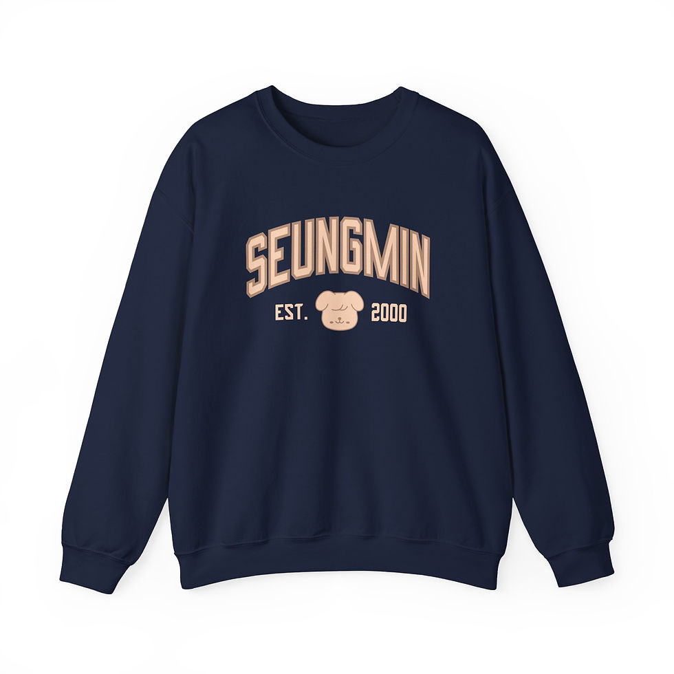 Thumbnail: Unofficial Stray Kids Seungmin Varsity Sweatshirt
