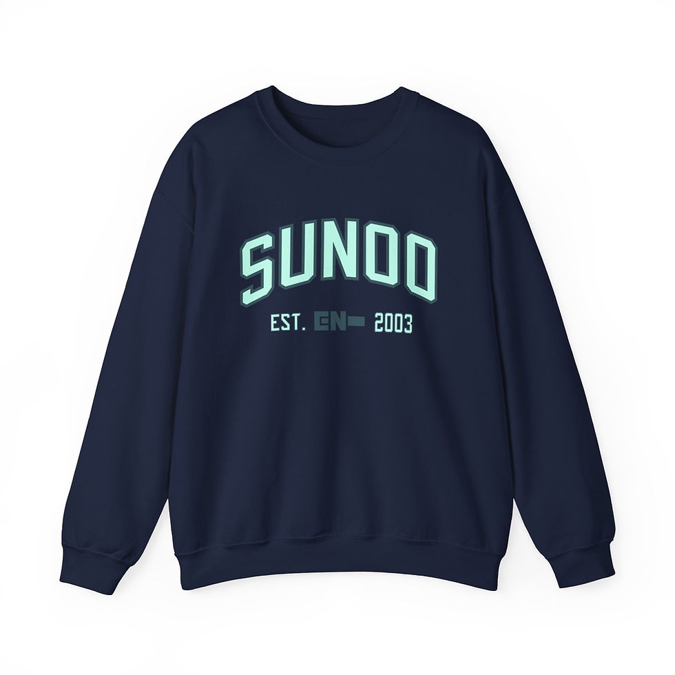Thumbnail: Unofficial Enhypen Sunoo Varsity Sweatshirt