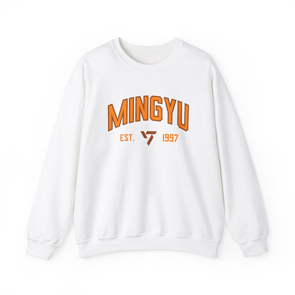 Thumbnail: Unofficial Seventeen Mingyu Varsity Sweatshirt 