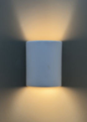 Small Cylinder Wall Sconce with No Design