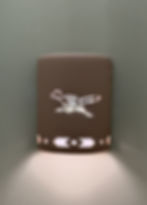 Thumbnail: Medium Cylinder Wall Sconce with Roadrunner Design