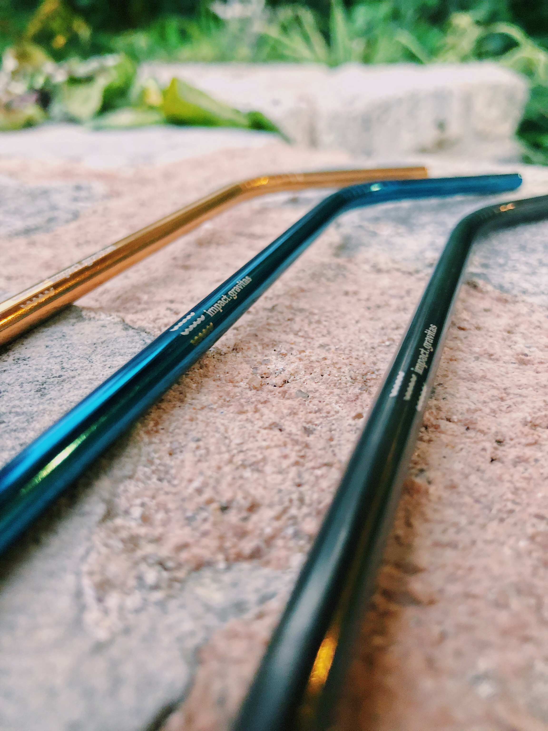 impact.gravitas stainless steel straw