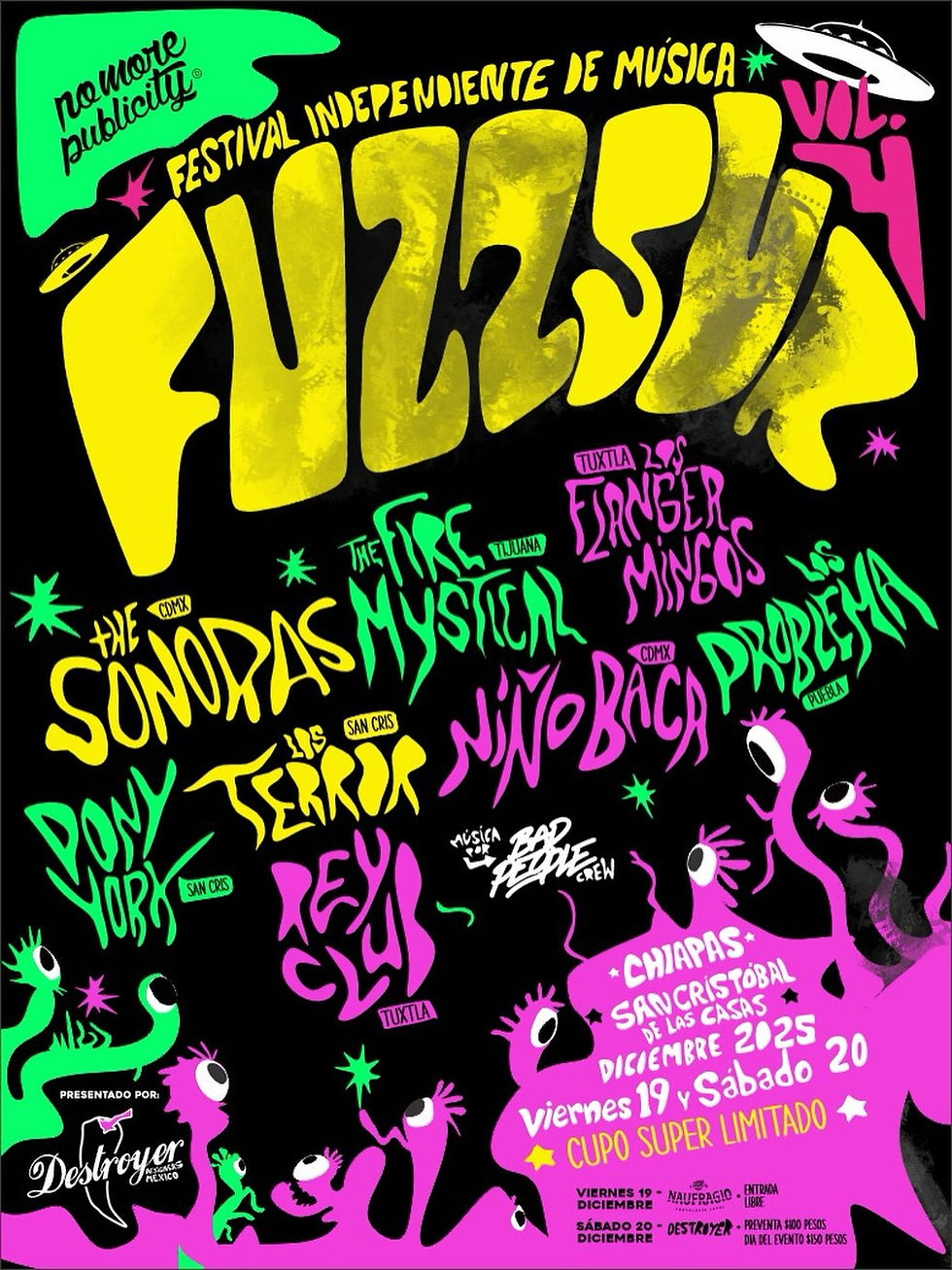 Fuzz Fest Sur 2025 desde Chiapas