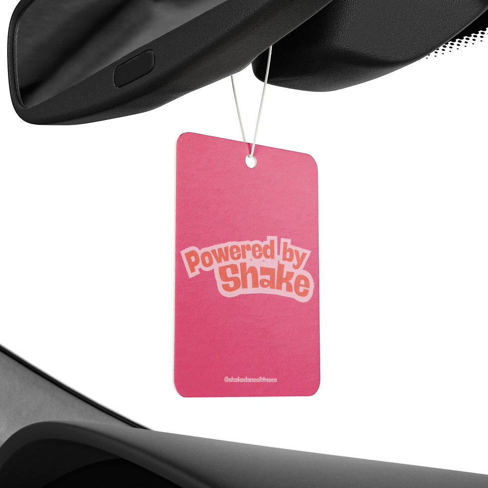 Miniatura: Powered by Shake Car Air Freshener | Pink Retro 