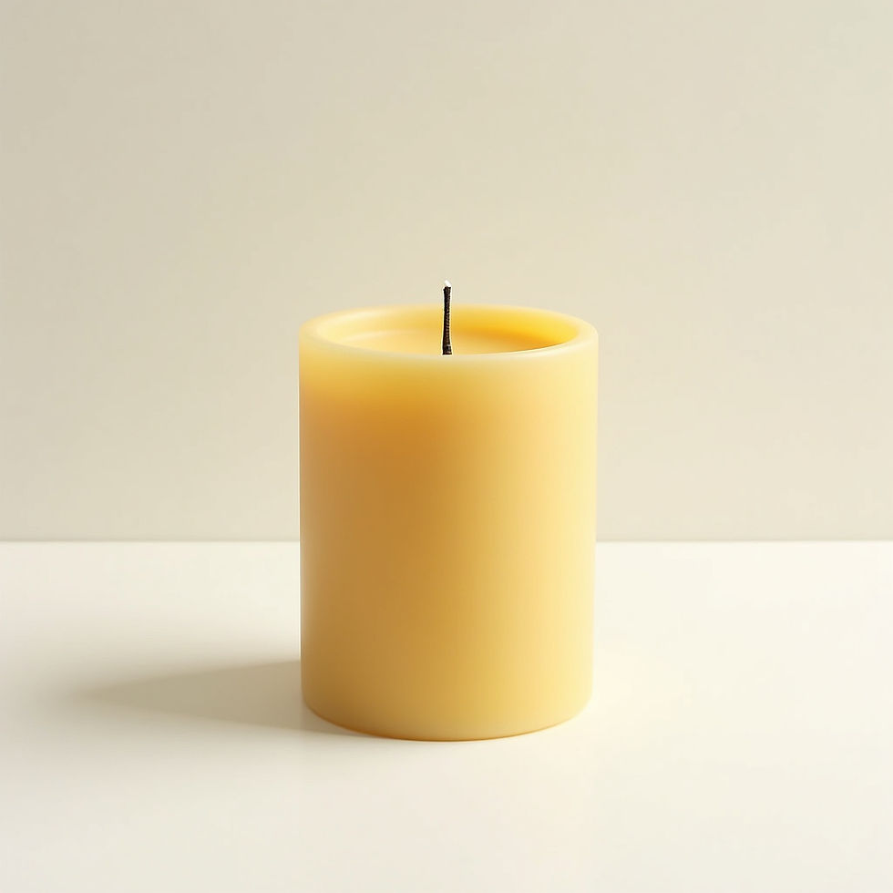 Natural Beeswax Candle