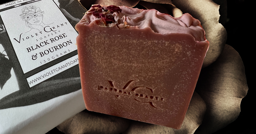 Black Rose & Bourbon Artisan Soap