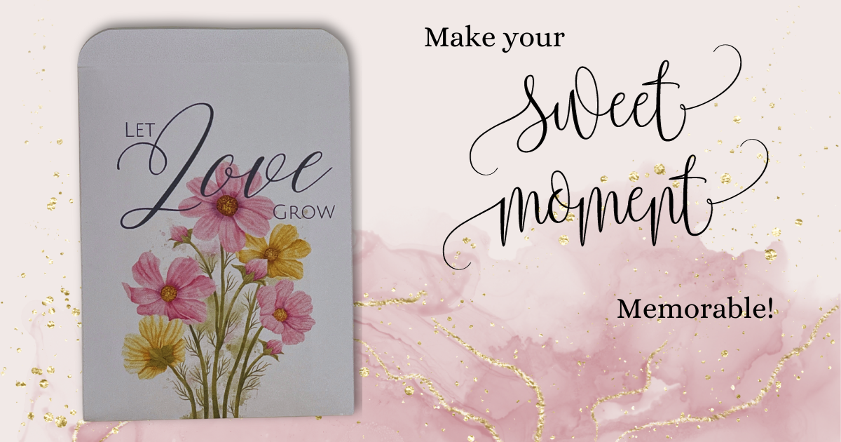 Customized Seed Packets Favors/Gifts