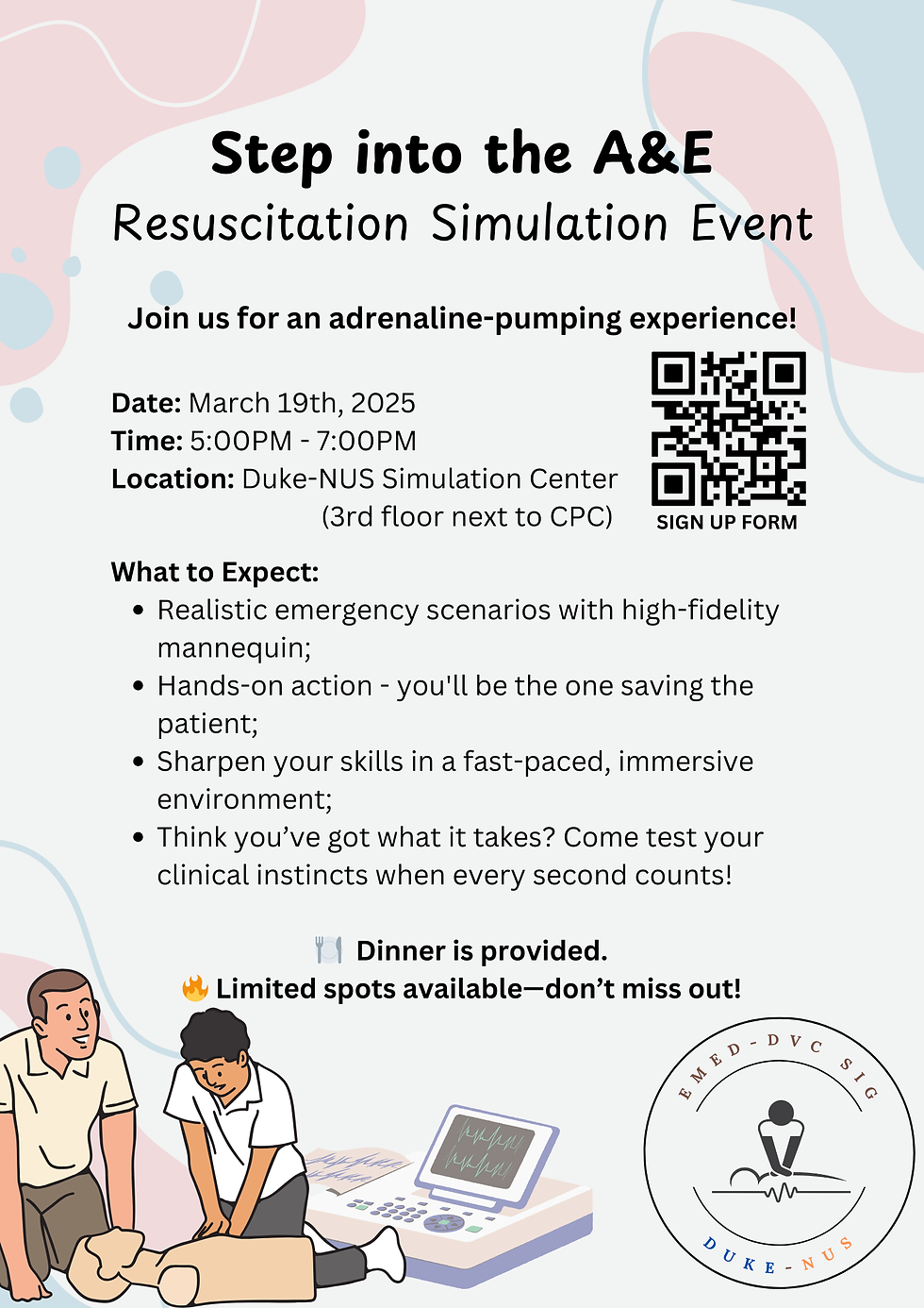 Step into the A&E --- Resuscitation Simulation Event