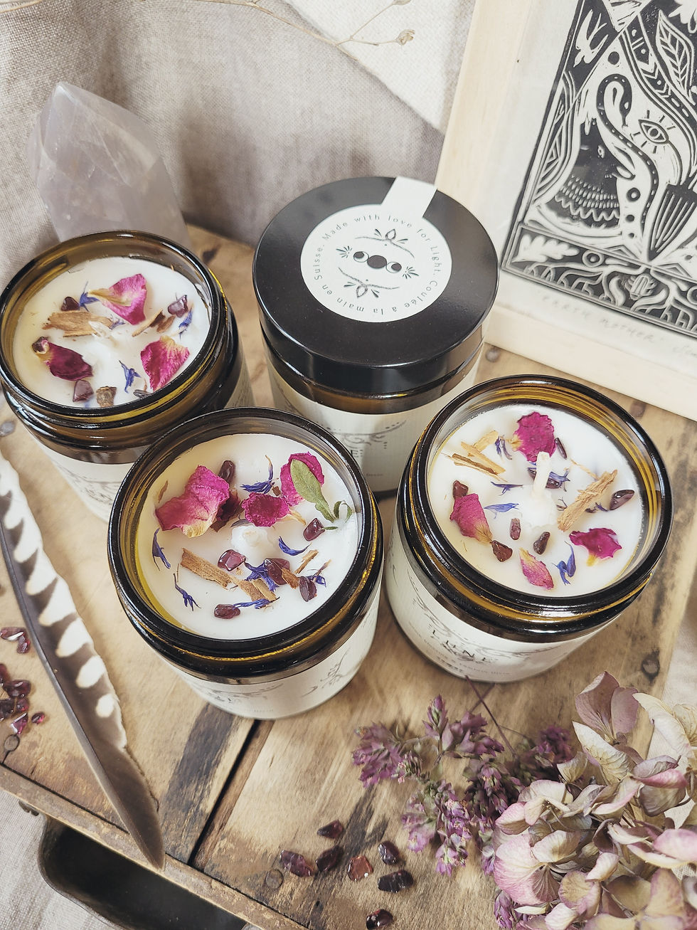 Miniature : Bougie Lune Rouge