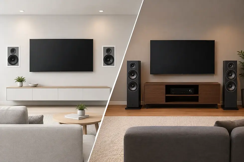 Triad In-Wall Speakers vs Traditional Speakers