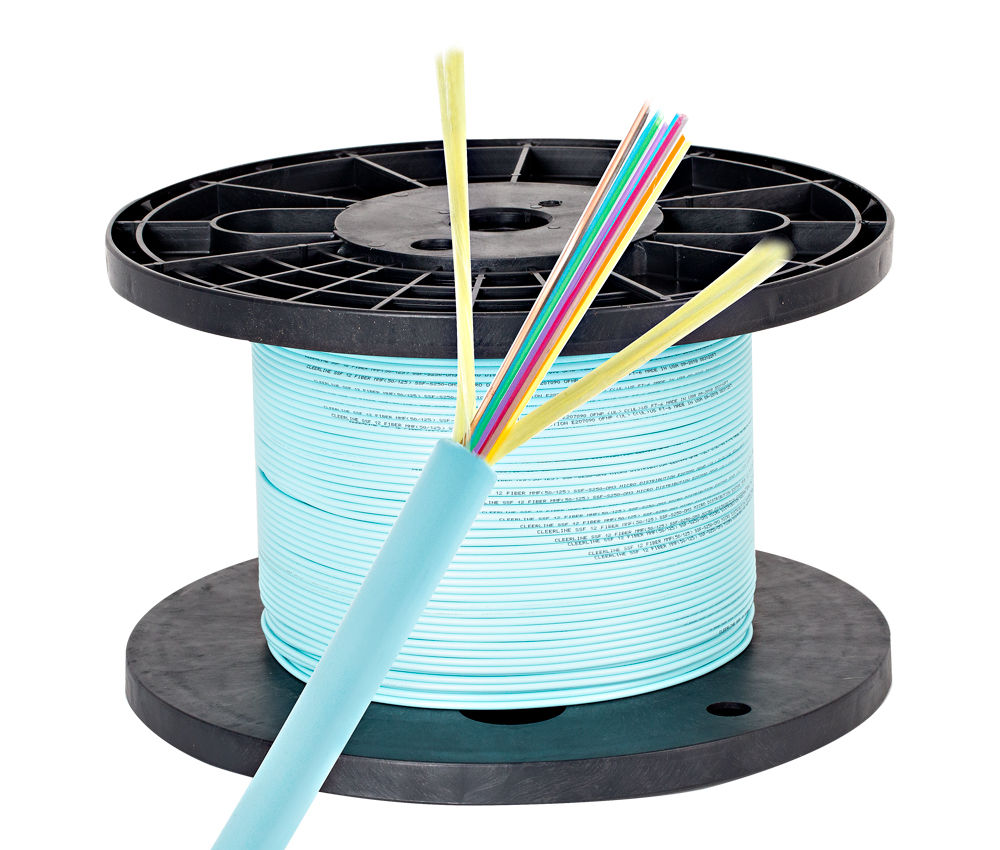 Cleerline 12-Strand Micro Distribution Fiber Optic Cable - 1000 Ft