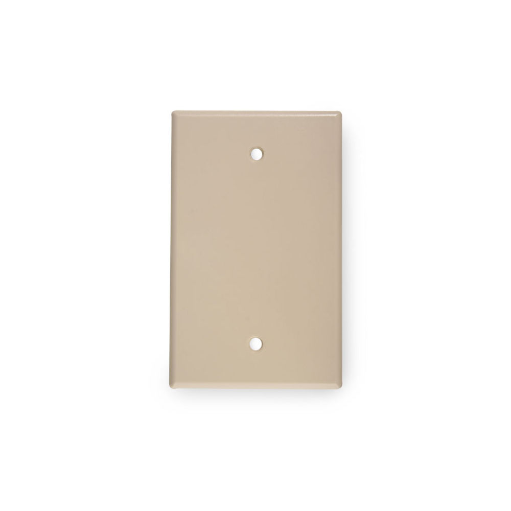Wirepath™ Blank Standard Wall Plate - Ivory