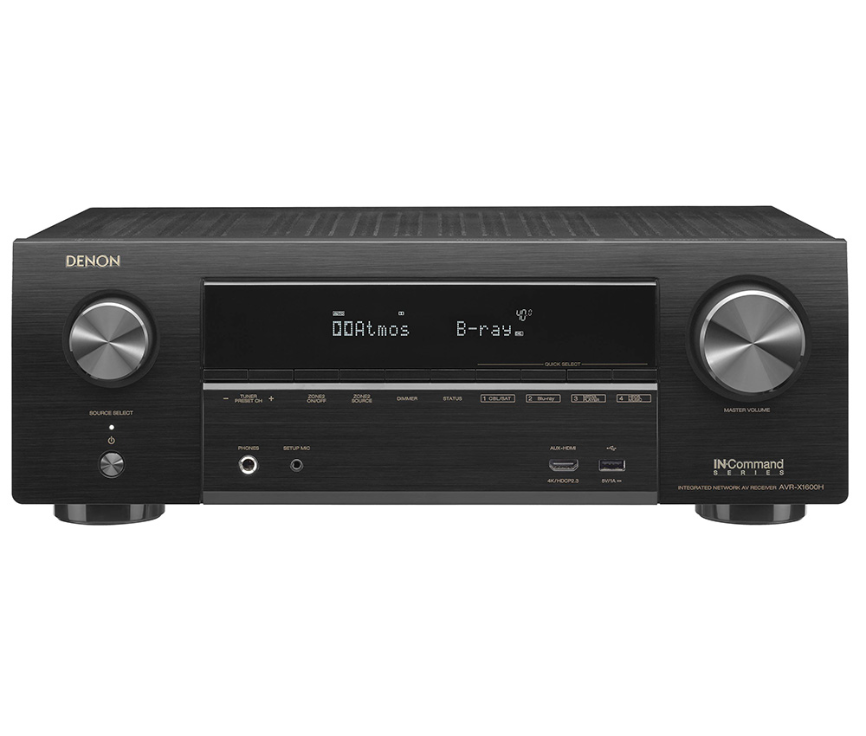 Denon X1600 AV Receiver | 7.2 Channel x 80W