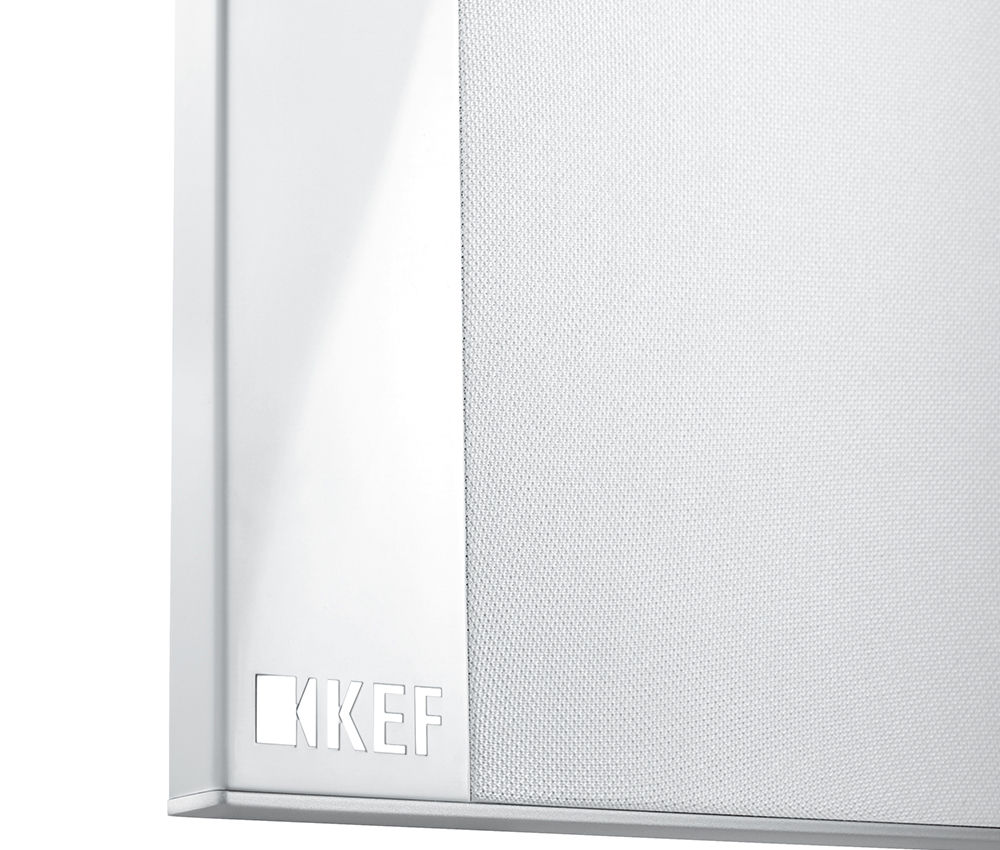 KEF T Series T101c UltraThin Center Channel Speaker - White (Each)