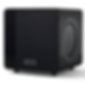KEF KF92 In-Room Subwoofer with Dual 9" Woofers - Gloss Black