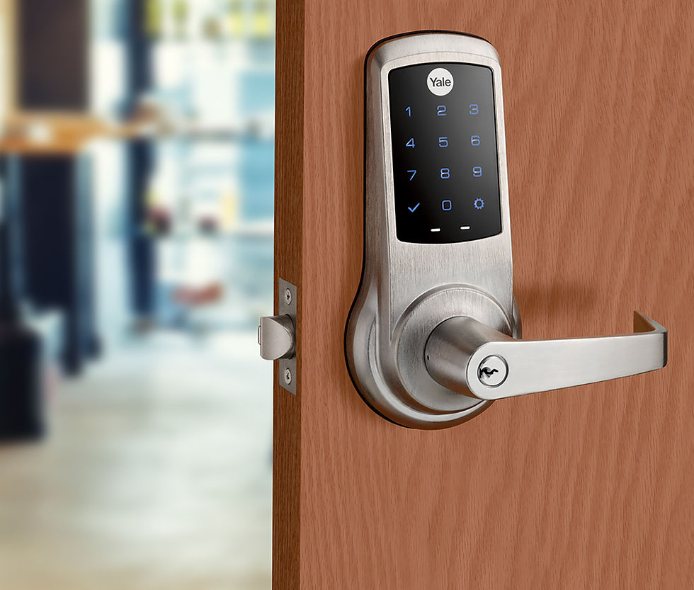 Thumbnail: Yale nexTouch Touch Screen Z-Wave Door Lock - Satin Chrome Plated