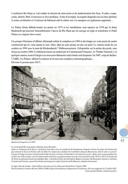 Page intérieure du livre Bruxelles - Souvenirs - Volume 1 - Collection Souvenirs - Kozo Edition