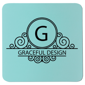 Thumbnail: 3 3/4 x 3 3/4 Square Silicone Coaster