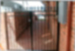 Vertical Bars and spear tops