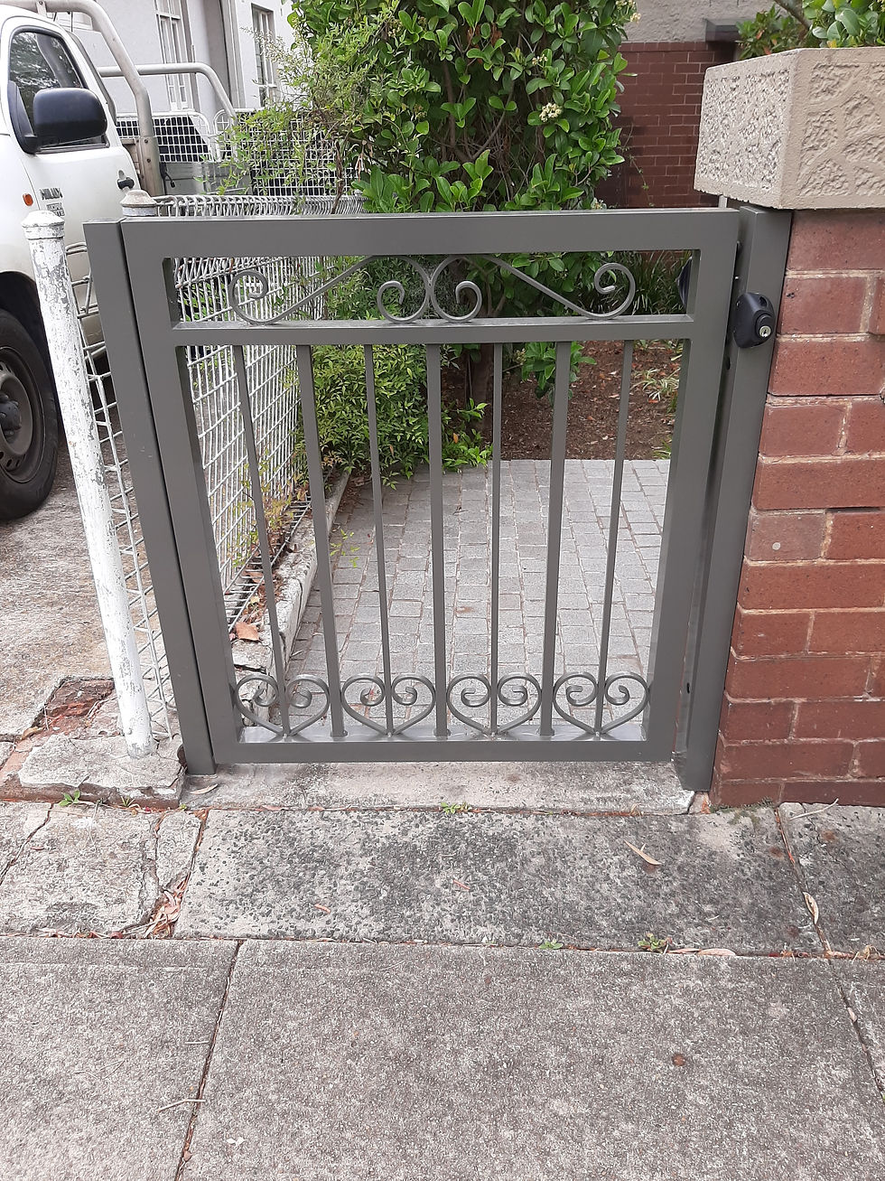 Pedestrian Gate Scrolls