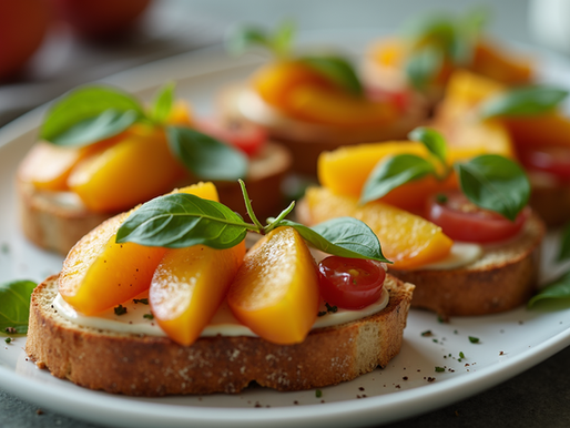Enjoy a seasonal treat - fresh peaches