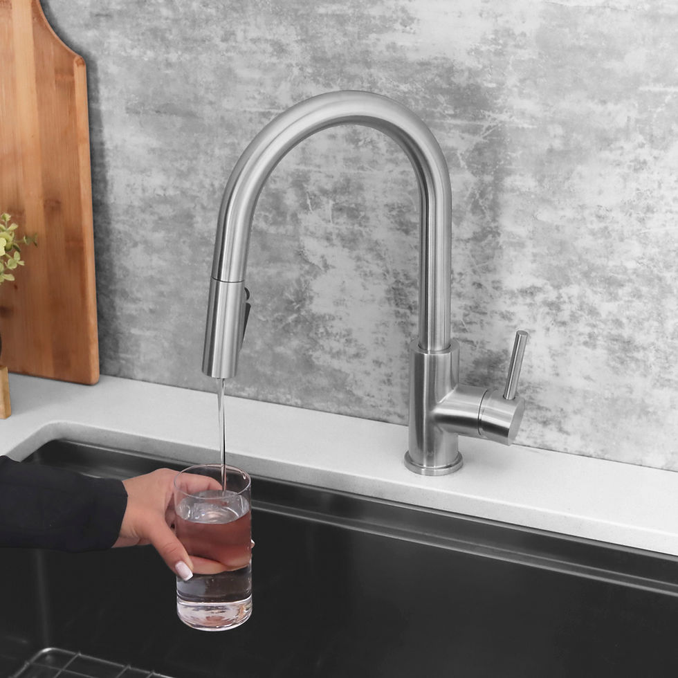 Thumbnail: STYLISH Pull Down Kitchen Faucet with Reversible Osmosis K-131SR