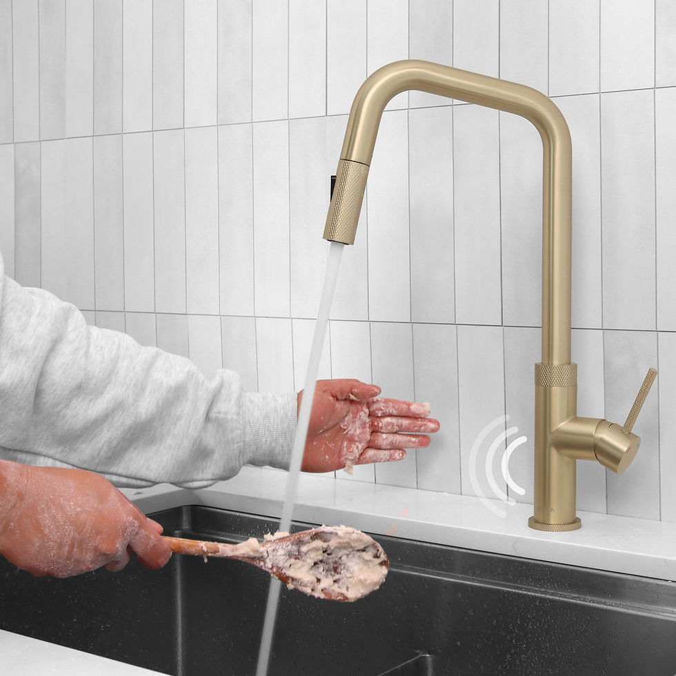 Thumbnail: STYLISH Kitchen Pull Down Faucet Touchless K-150GM