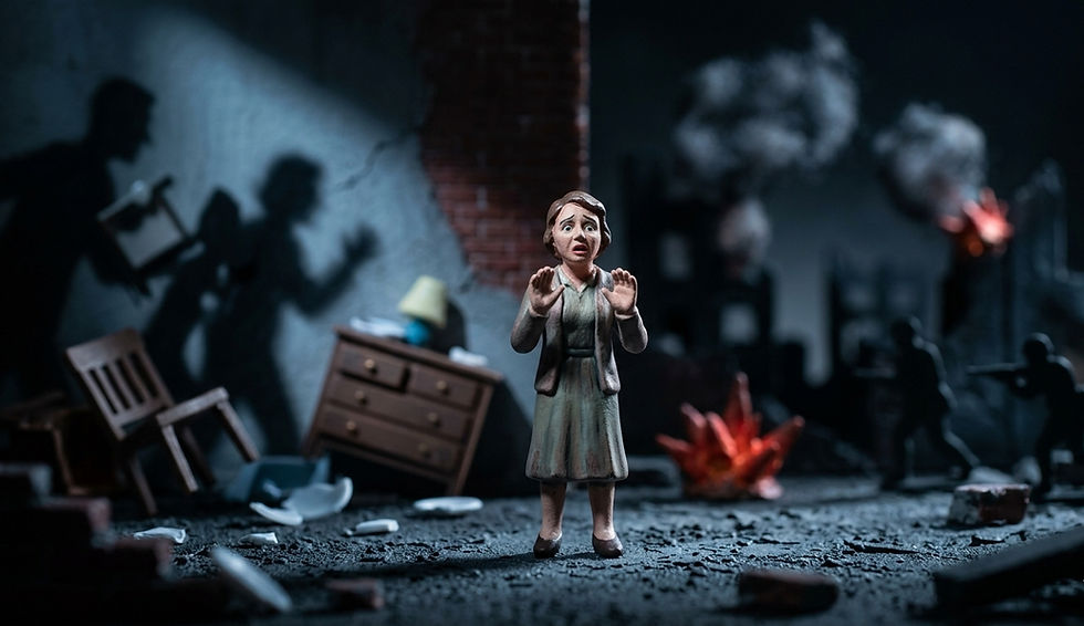 estresse pré-traumático medo catástrofe brigas violência guerra medo do futuro tept ansiedade antecipatória