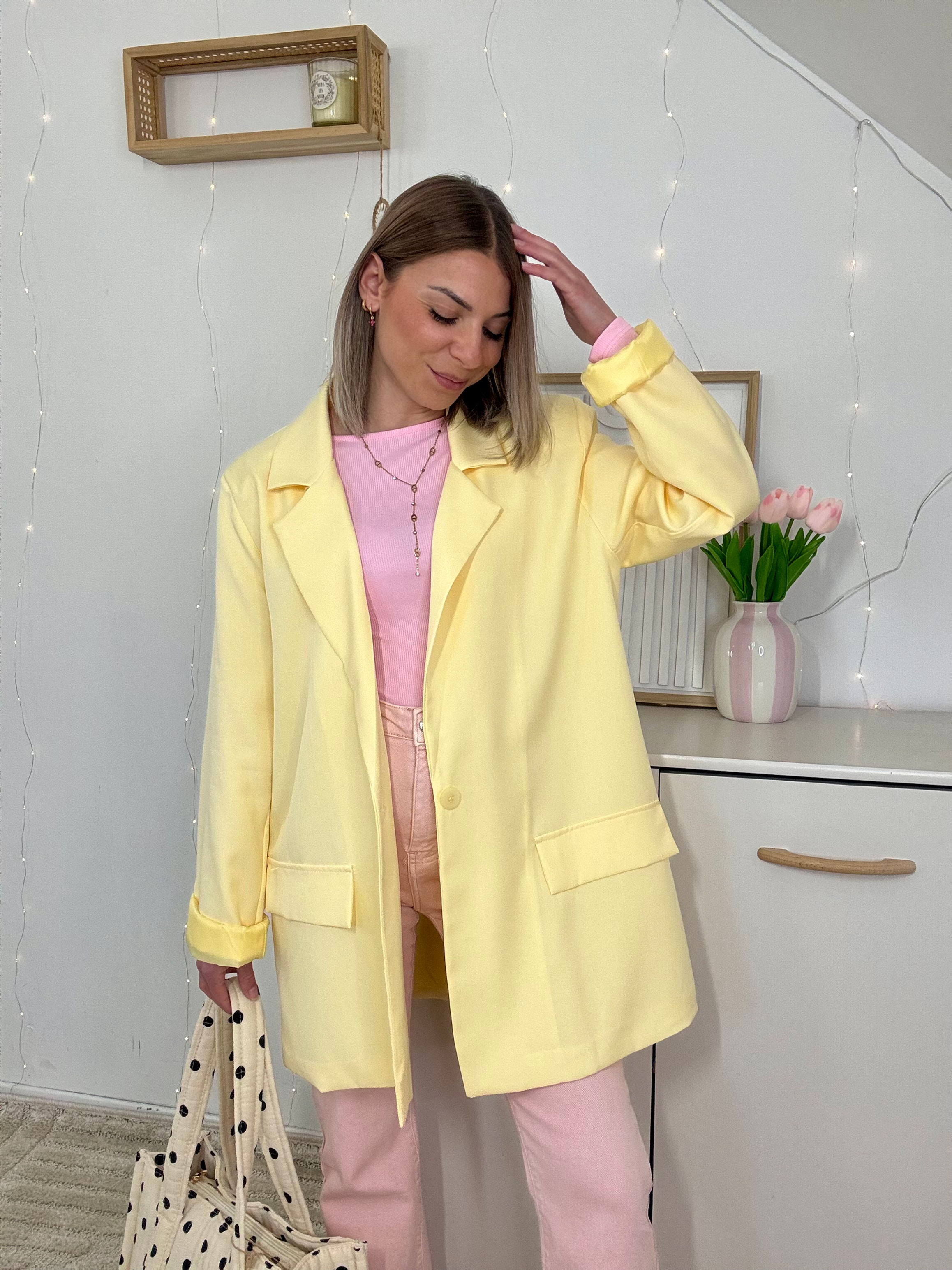 Blazer ALIÉNOR jaune