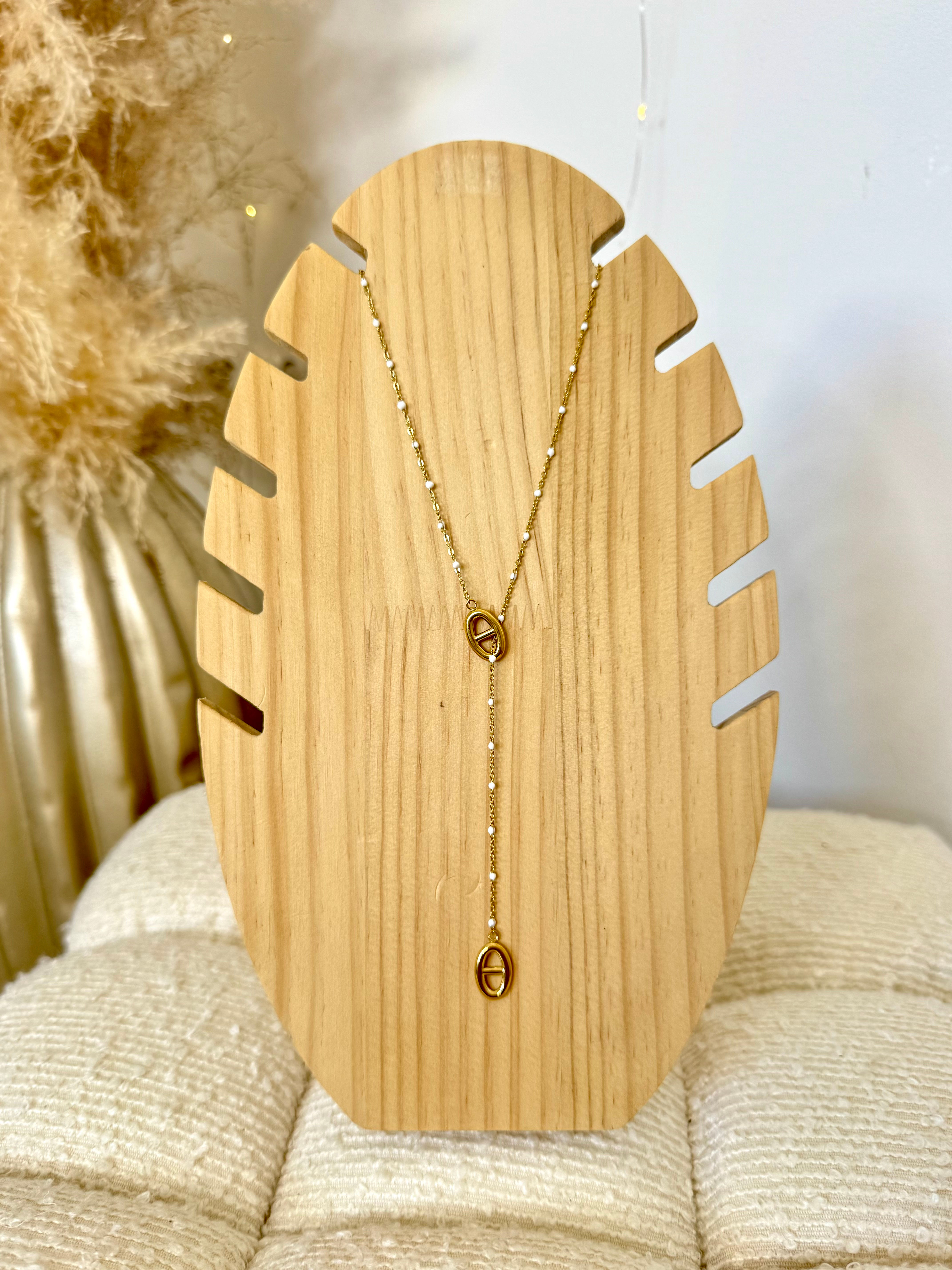 Collier MARINA perles blanches