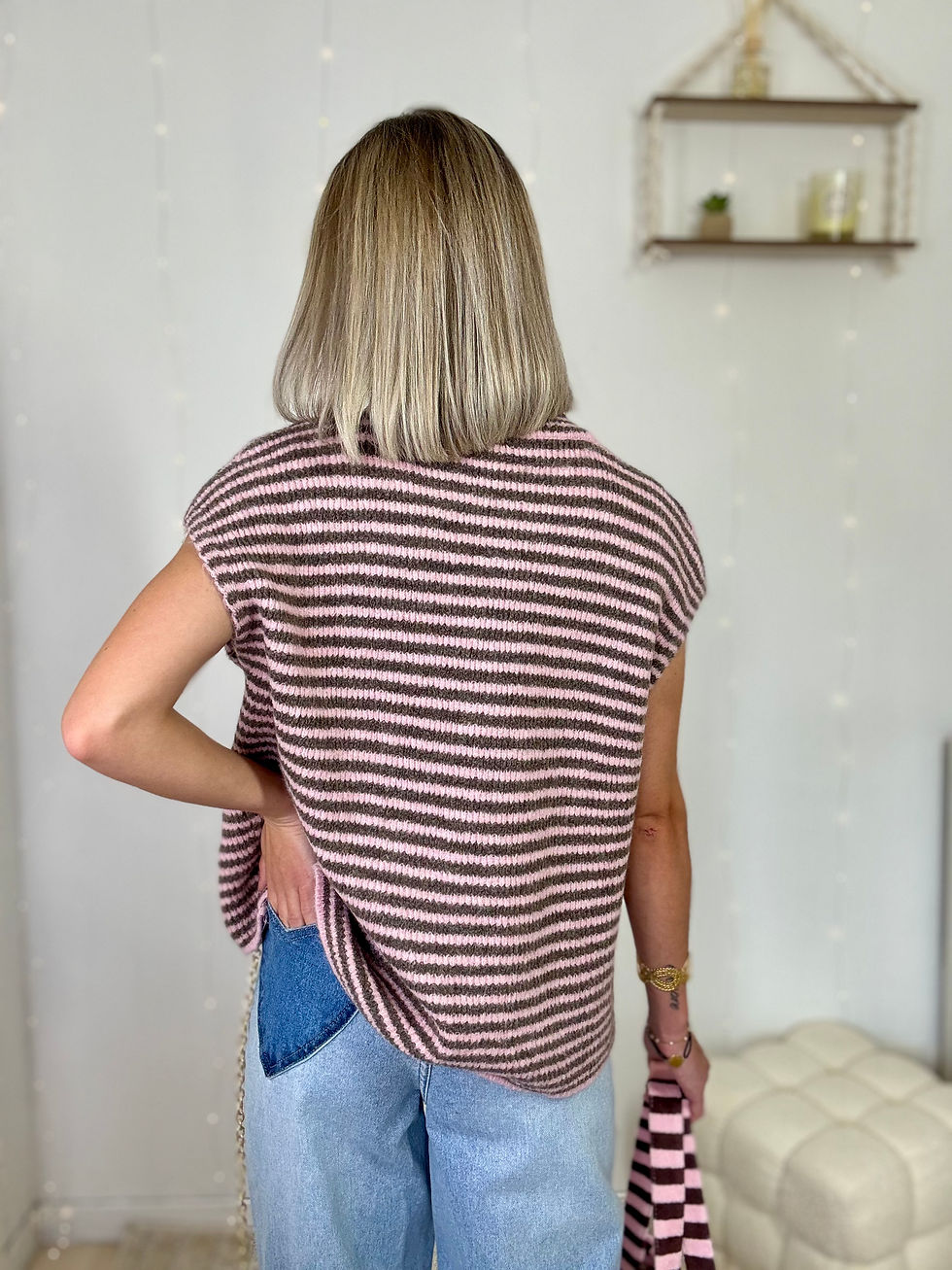 Miniature : Gilet SUNDAY choco-rose