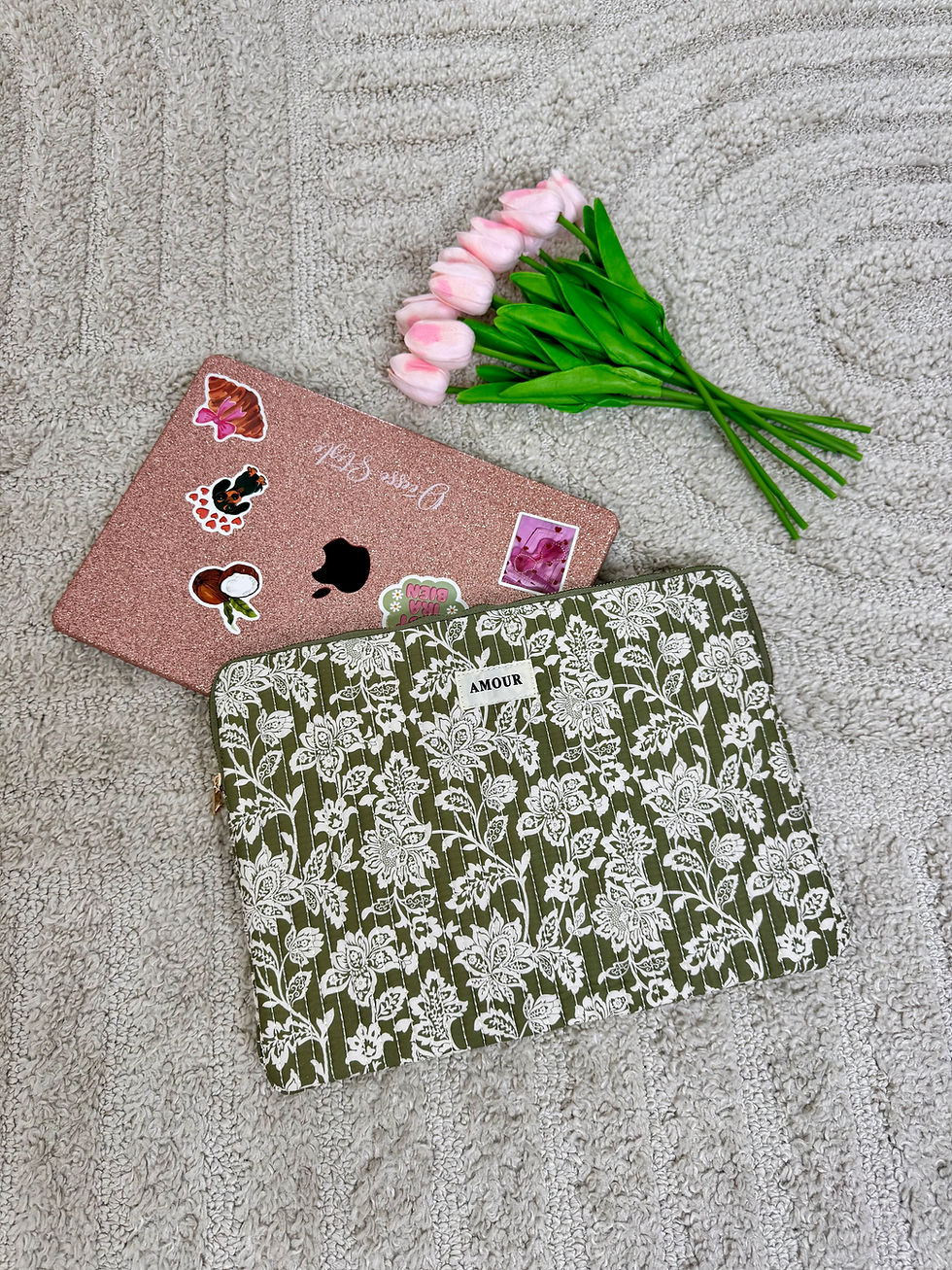 Miniaturbild: Pochette d'ordinateur kaki