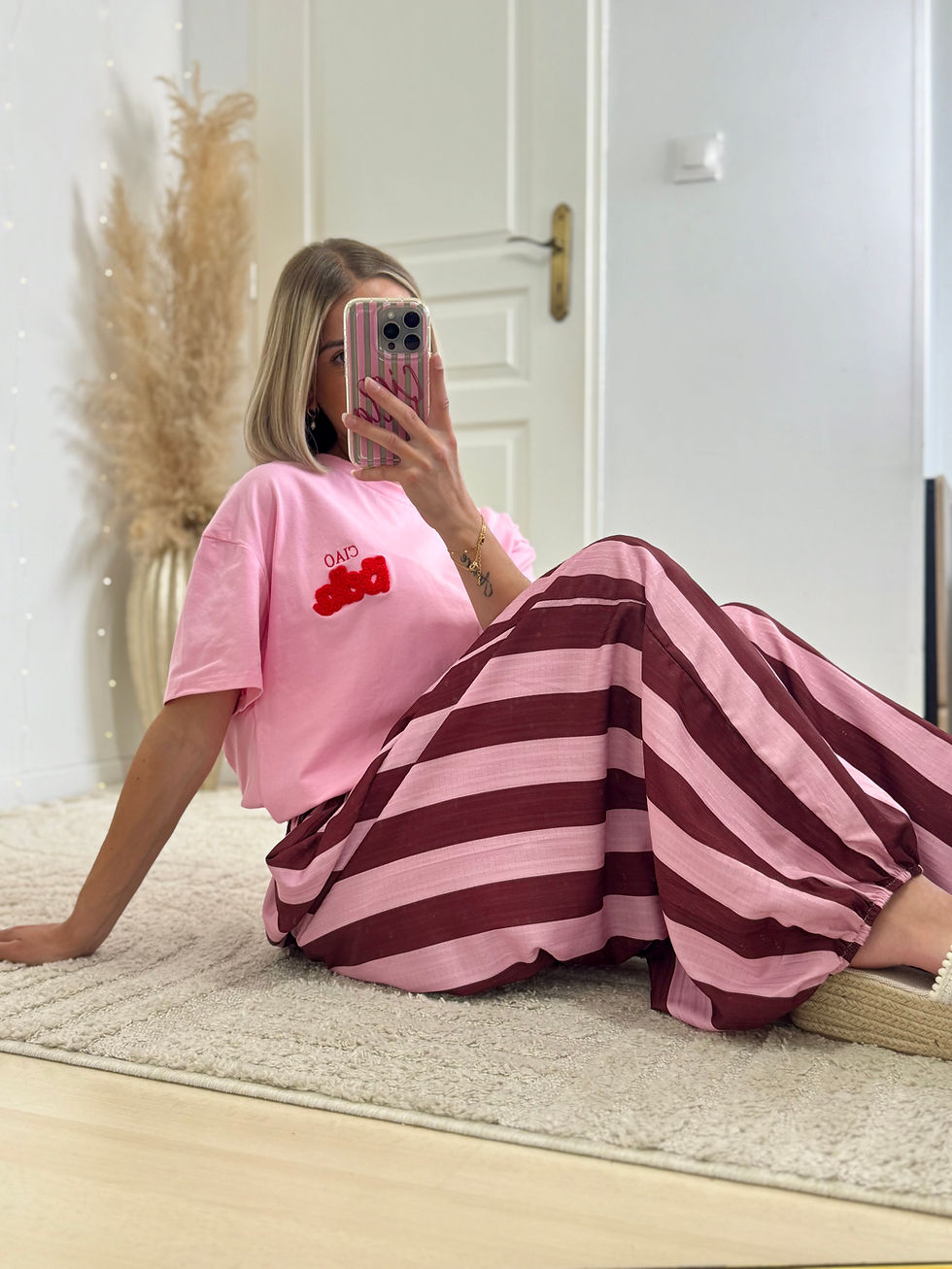 Miniaturbild: Pantalon BALLON rayé