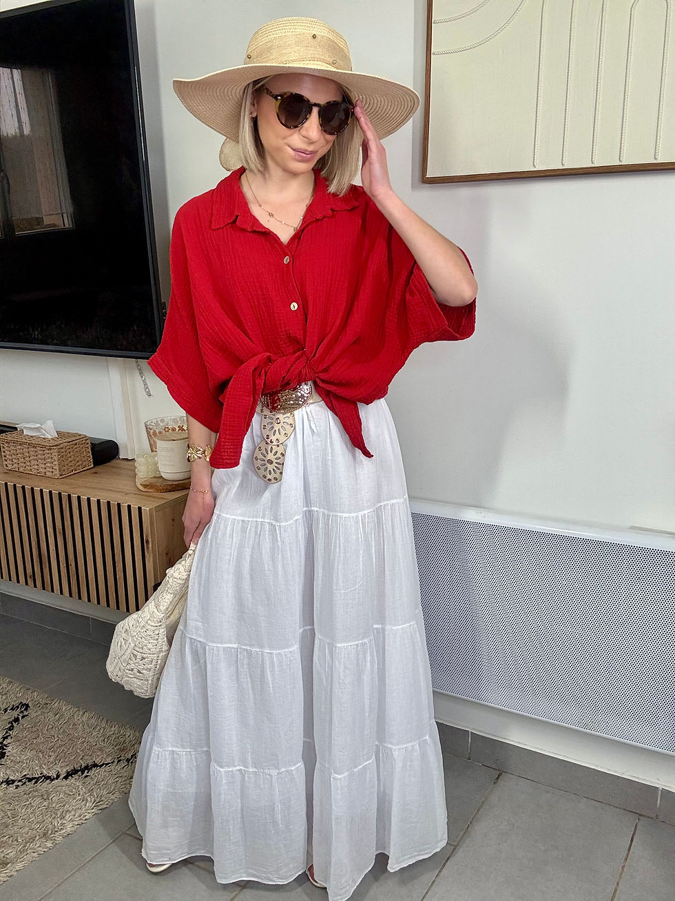 Miniature : Jupe LATINA blanche