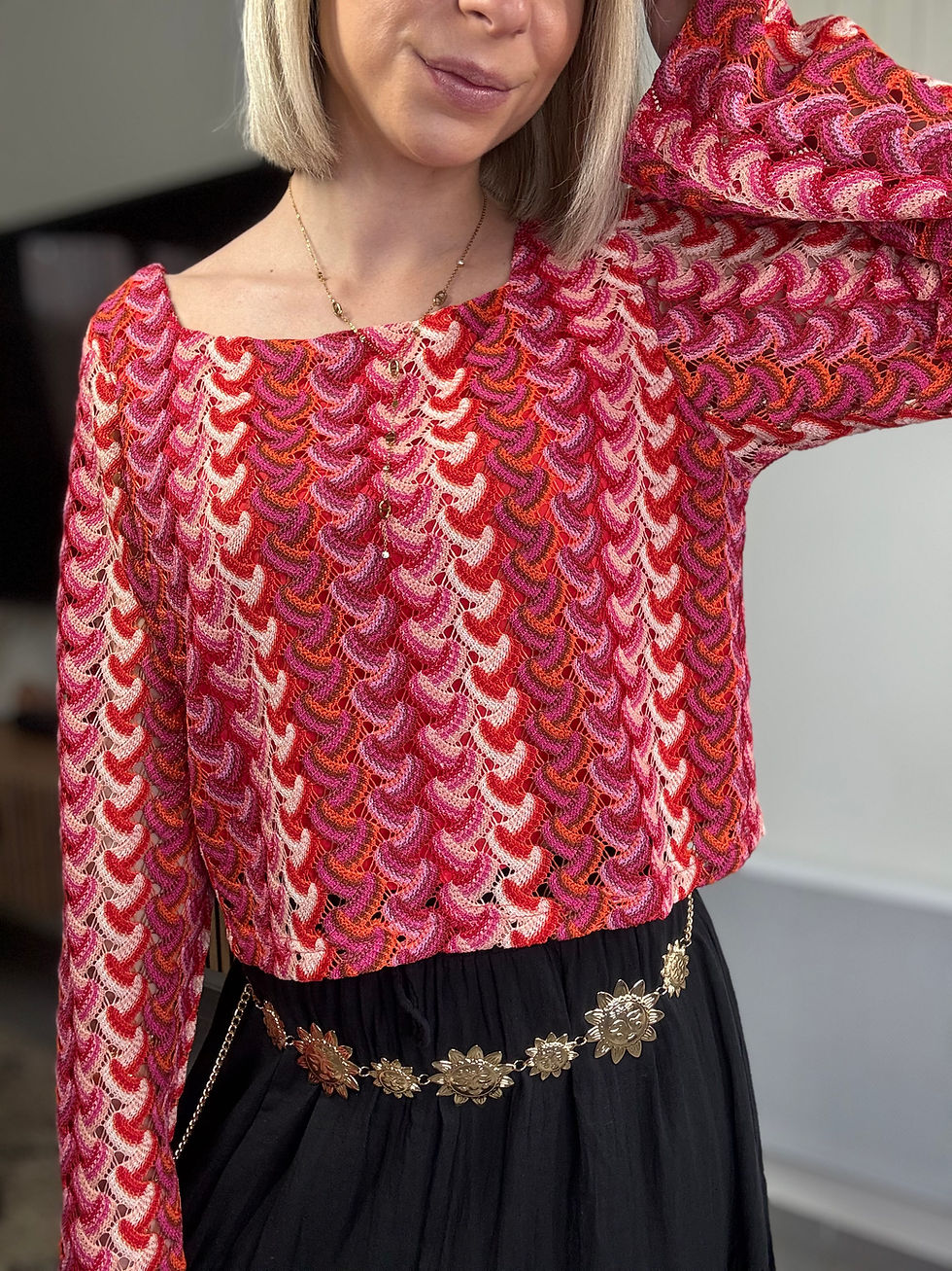 Miniaturbild: Top en crochet FUEGO