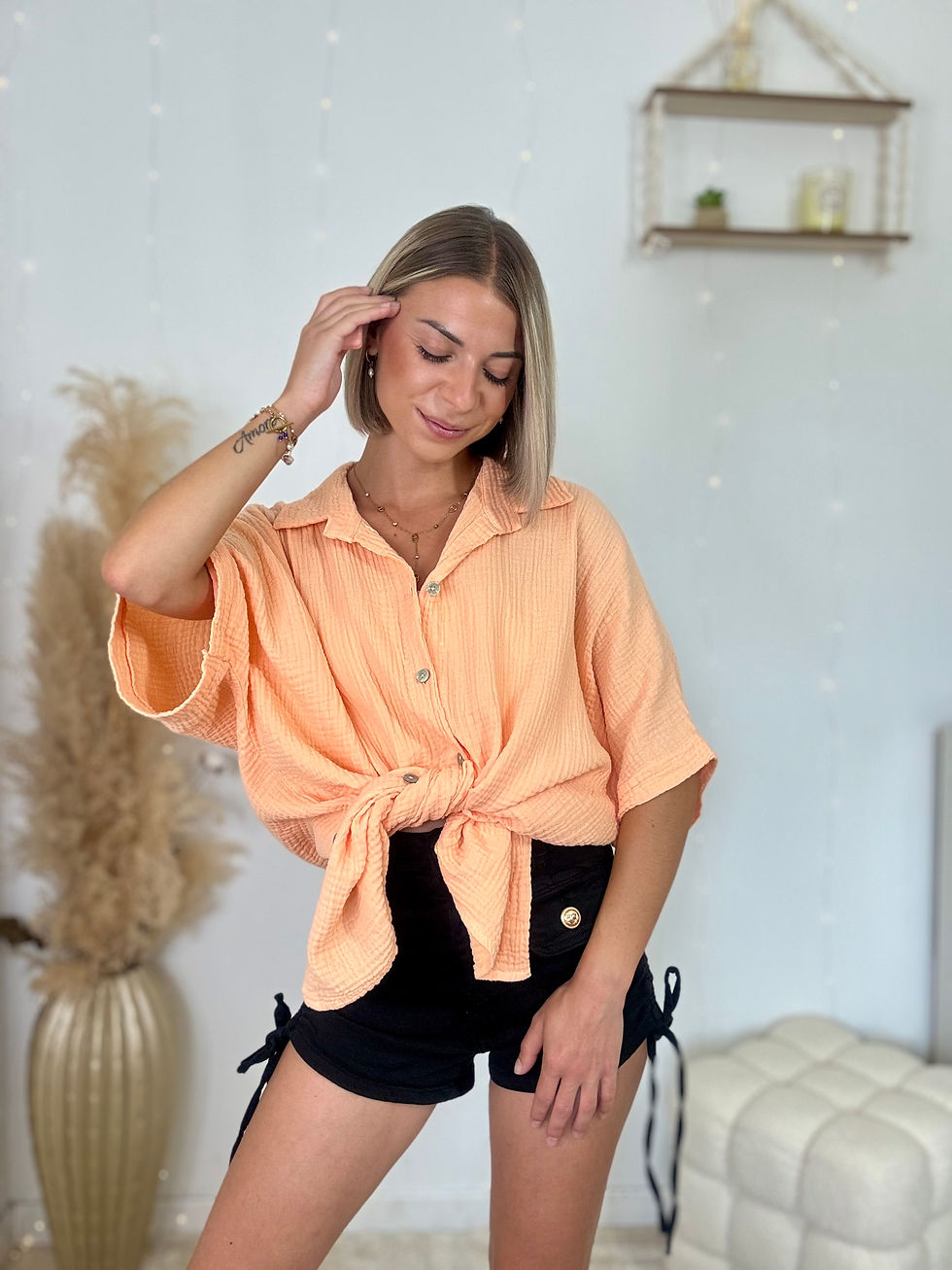 Thumbnail: Chemise MOOREA pêche