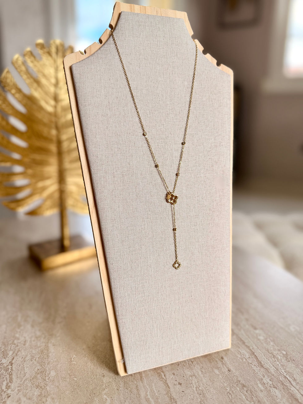 Miniaturbild: Collier TRÈFLES doré