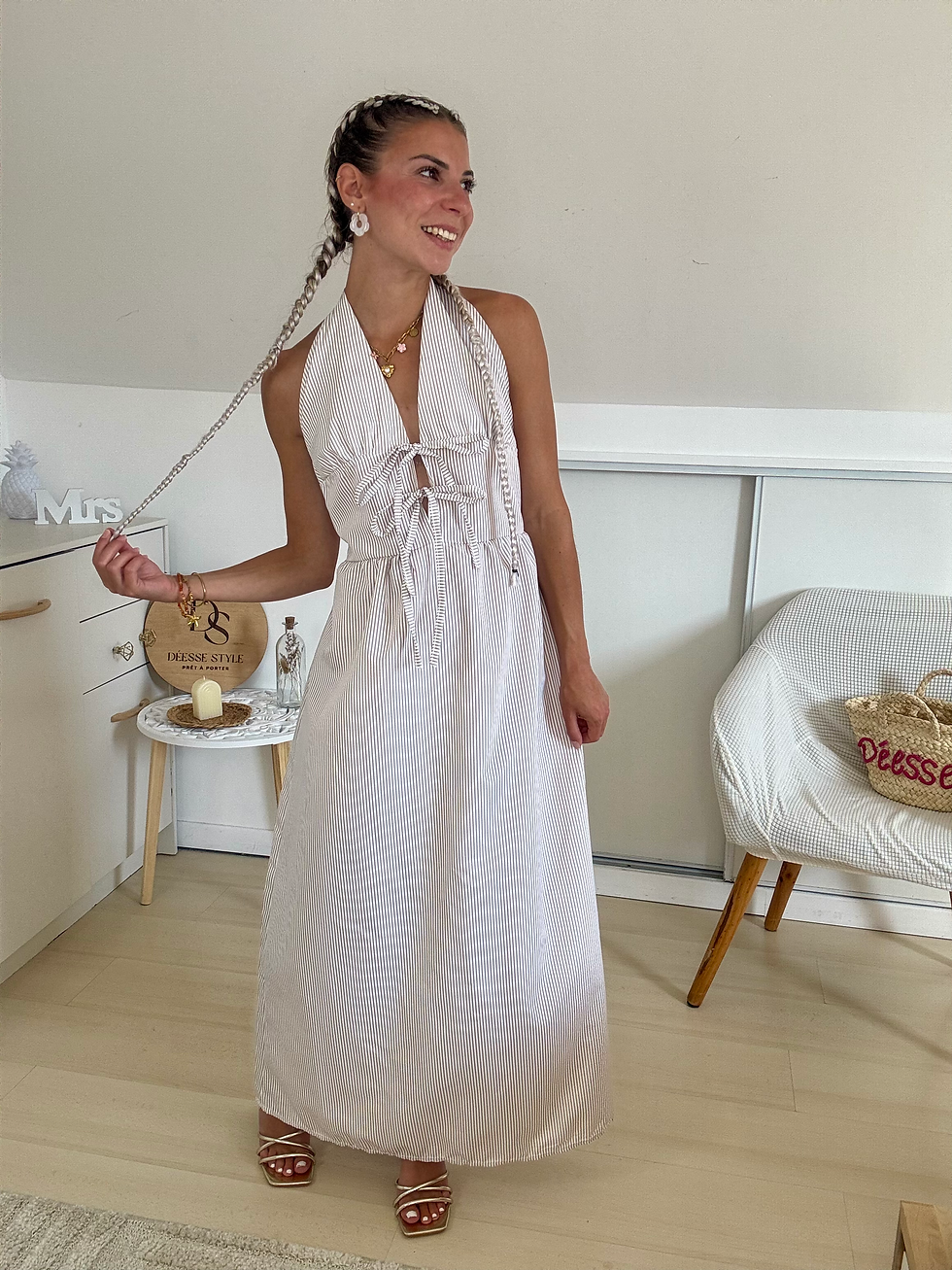 Miniature : Robe SICILE beige